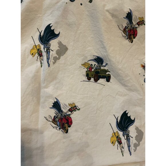 Pottery Barn Kids Batman Full Sheet Set Please Read - Picture 7 of 14